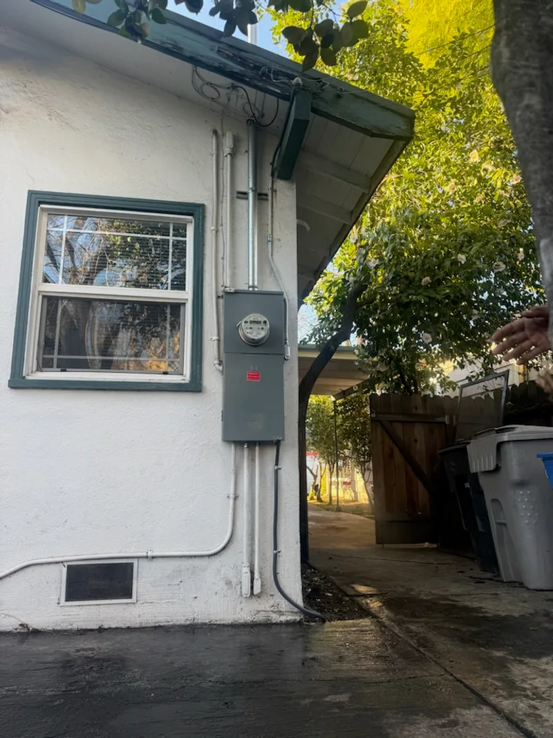 Modern 200A electrical service panel after upgrade with code-compliant installation replacing hazardous Zinsco panel in Elk Grove